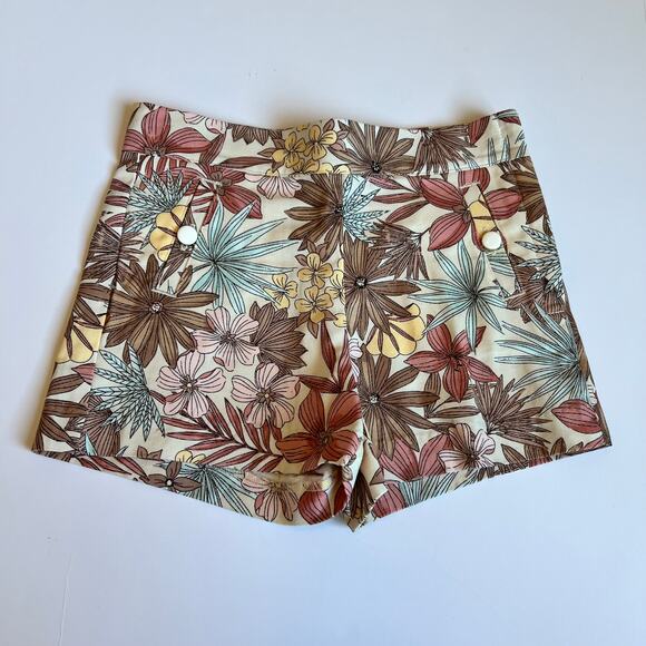 Janie and Jack Floral Canvas Shorts - Picture 2 of 8